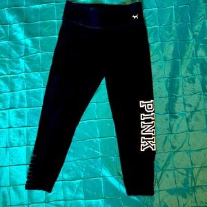 Pink by Victorias Secret Black Leggings - Size M